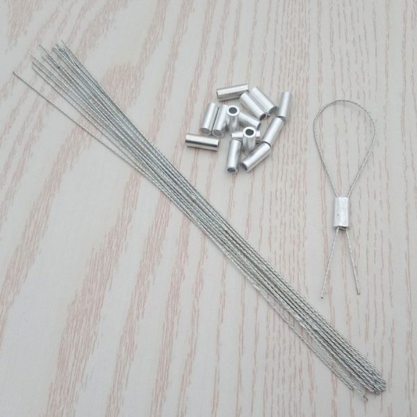10 ALUMINUM FERRULES SECURITY LEAD SEALS WIRE TAXI LEAD CRIMP WIRE SECURITY SEAL - Image 2